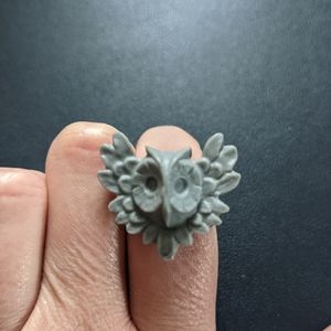 Accessories 3/$12: Plastic owl ring